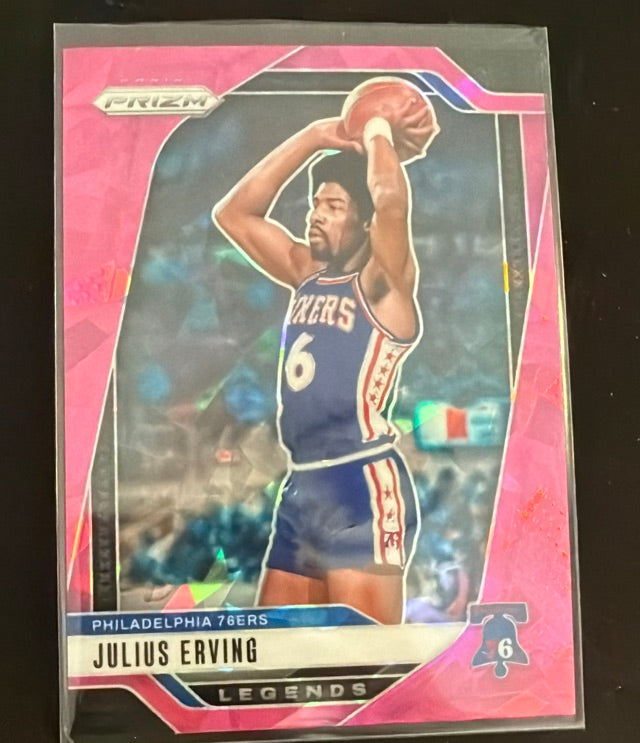 2024 Prizm Panini Prizm - Prizms Pink Ice | Julius Erving