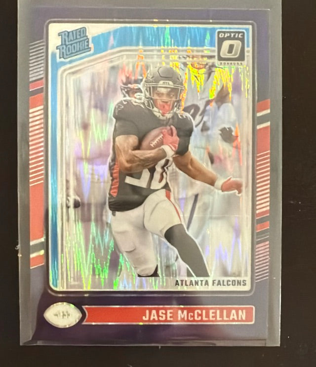 2024 Optic Donruss Optic - Purple Shock | Jase McClellan