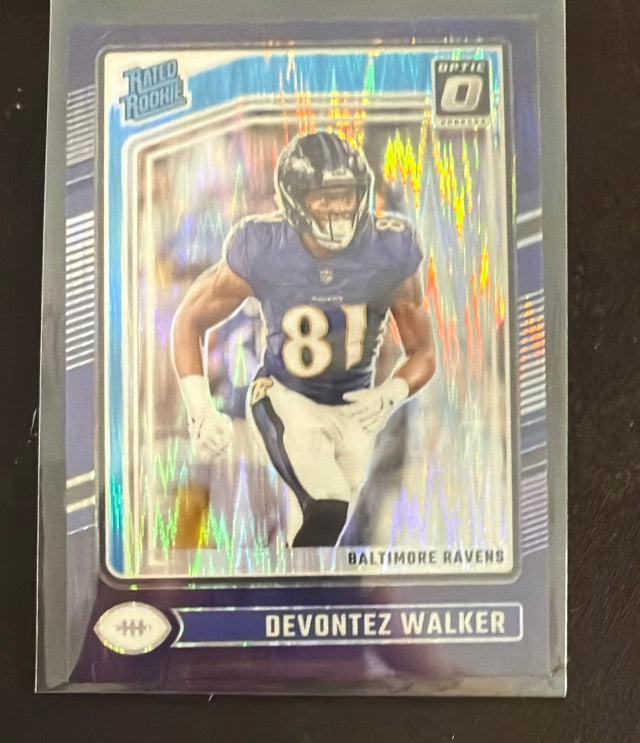 2024 Optic Donruss Optic - Purple Shock | Devontez Walker