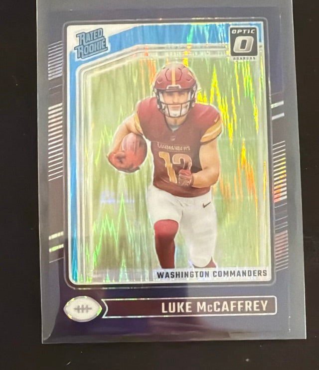 2024 Optic Donruss Optic - Purple Shock | Luke McCaffrey