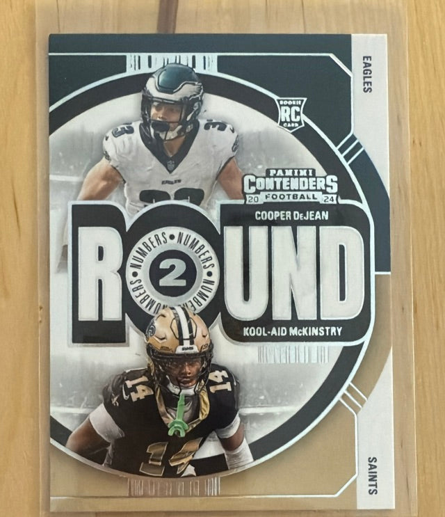 2024 Panini Contenders - Round Numbers Bronze | Cooper DeJean / Kool-Aid McKinstry
