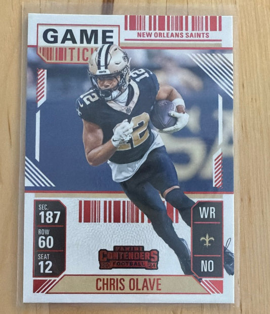 2024 Panini Contenders - Game Ticket Red | Chris Olave