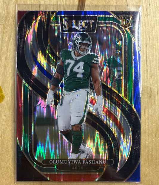 2024 Panini Select - Green & Red Prizm Shock | Olumuyiwa Fashanu