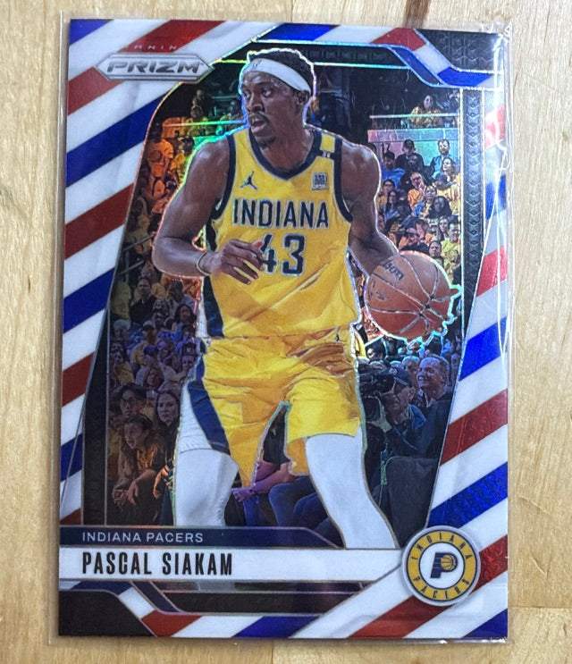 2024 Prizm Panini Prizm - Prizms Red White and Blue | Pascal Siakam