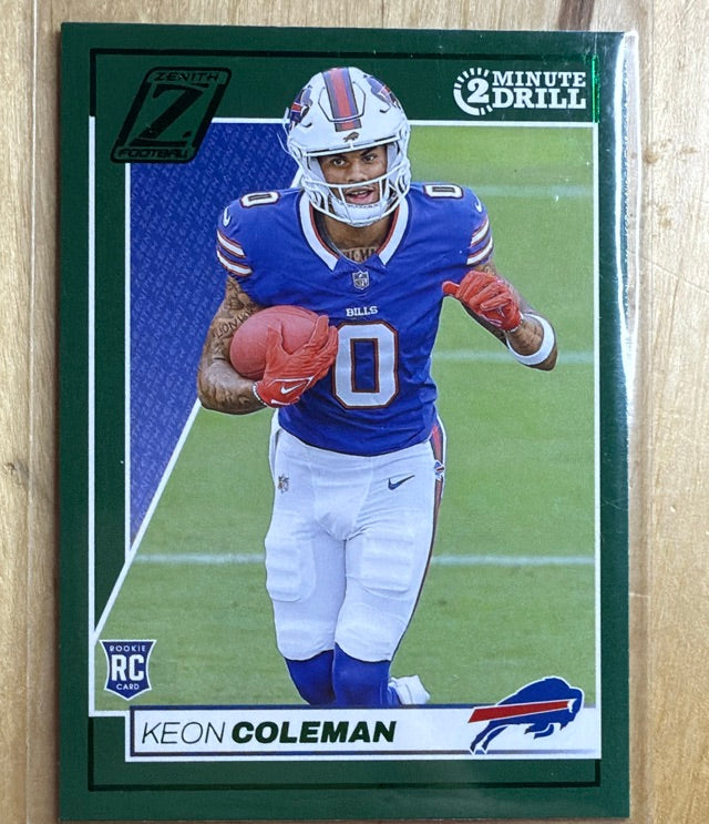 2024 Panini Zenith - Two Minute Drill | Keon Coleman