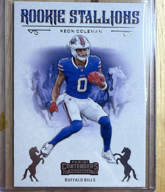 2024 Panini Contenders - Rookie Stallions | Keon Coleman