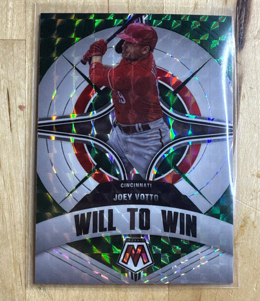 2022 Panini Mosaic - Will to Win Green Mosaic | Joey Votto