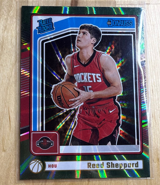 2024 Donruss Holo Green Laser | Reed Sheppard