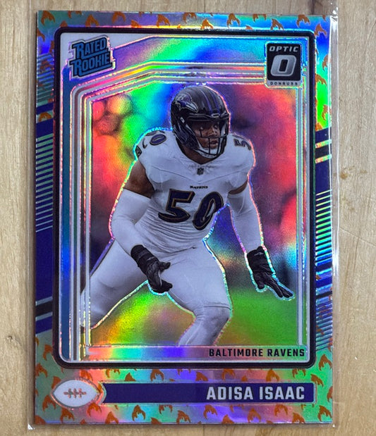 2024 Optic Donruss Optic - Fire | Adisa Isaac
