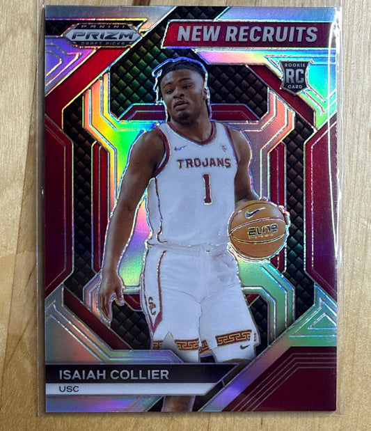 2024 Panini Prizm Draft Picks - New Recruits Prizms Silver | Isaiah Collier