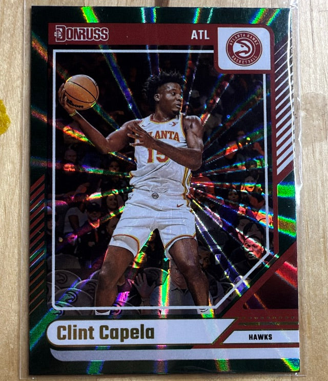 2024 Donruss Holo Green Laser | Clint Capela