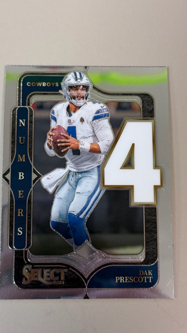 2024 Panini Select - Select Numbers | Dak Prescott