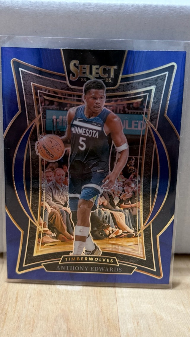 2024 Select Panini Select - Blue (Retail) | Anthony Edwards