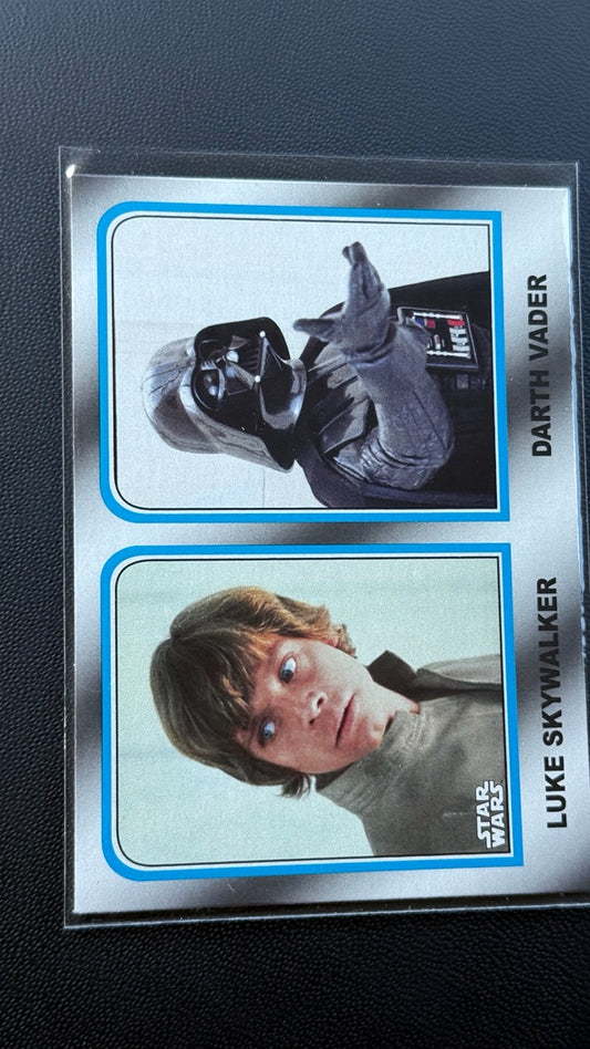 2017 Topps Star Wars Journey To The Last Jedi - Family Legacy | Luke Skywalker / Darth Vader