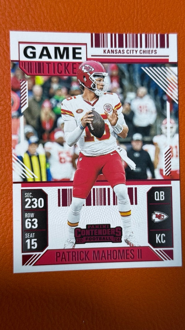 2024 Panini Contenders - Game Ticket Red | Patrick Mahomes II