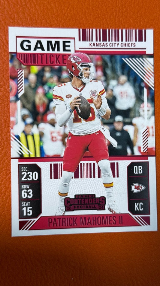 2024 Panini Contenders - Game Ticket Red | Patrick Mahomes II