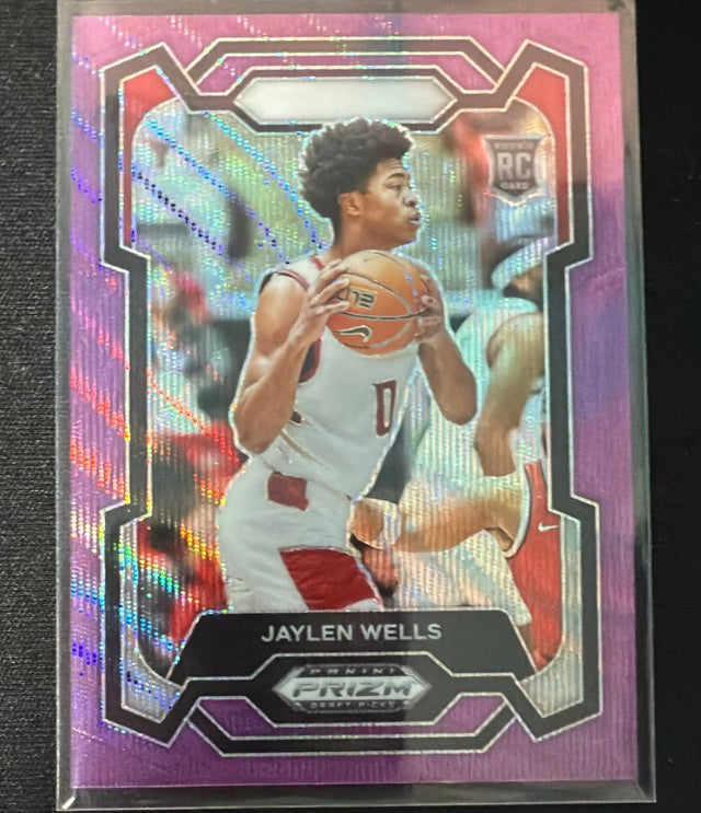 2024 Panini Prizm Draft Picks - Prizms Purple Wave | Jaylen Wells
