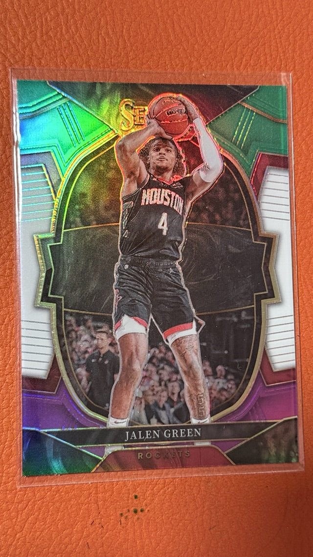 2022 Select Panini Select - Green White Purple Prizms | Jalen Green