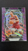 2024 Prizm Panini Prizm Draft Picks - All-American Prizms Purple Wave | Trayce Jackson-Davis