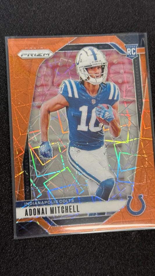 2024 Prizm Panini Prizm - Lazer | Adonai Mitchell
