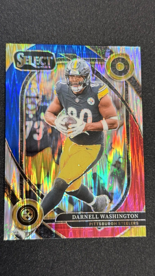 2024 Select Panini Select - Red & Blue Prizm Shock | Darnell Washington