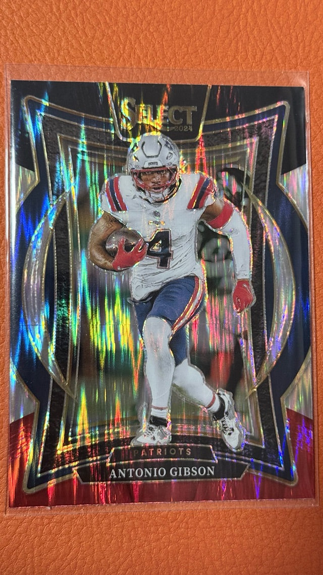 2024 Prizm Panini Select - Black & Red Prizm Shock | Antonio Gibson