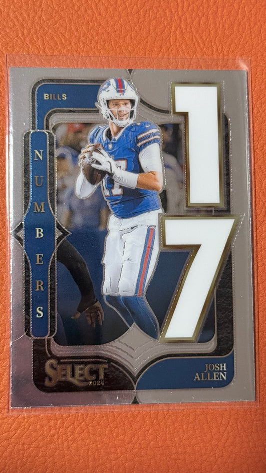 2024 Panini Select - Select Numbers | Josh Allen