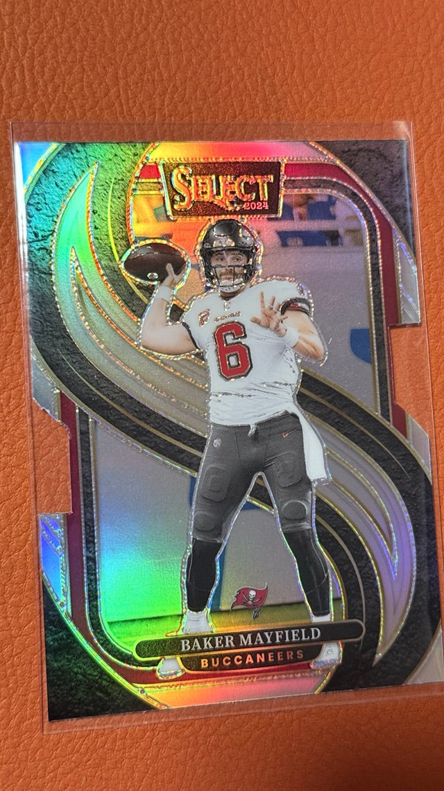2024 Prizm Panini Select - Silver Prizm Die Cut | Baker Mayfield