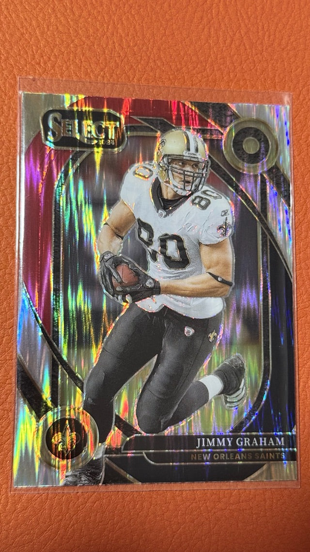 2024 Panini Select - Black & Red Prizm Shock | Jimmy Graham
