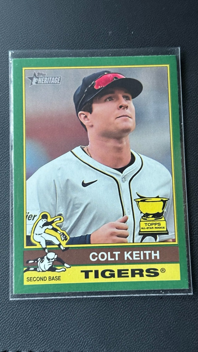 2025 Topps Heritage - Dark Green | Colt Keith