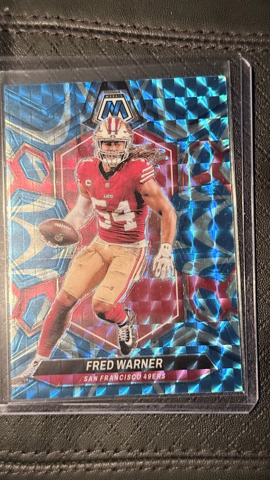 2024 Panini Mosaic - Mosaic Reactive Blue | Fred Warner