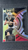 2023 Prizm Panini Select - Black and Red Prizms Die Cuts | Chris Olave