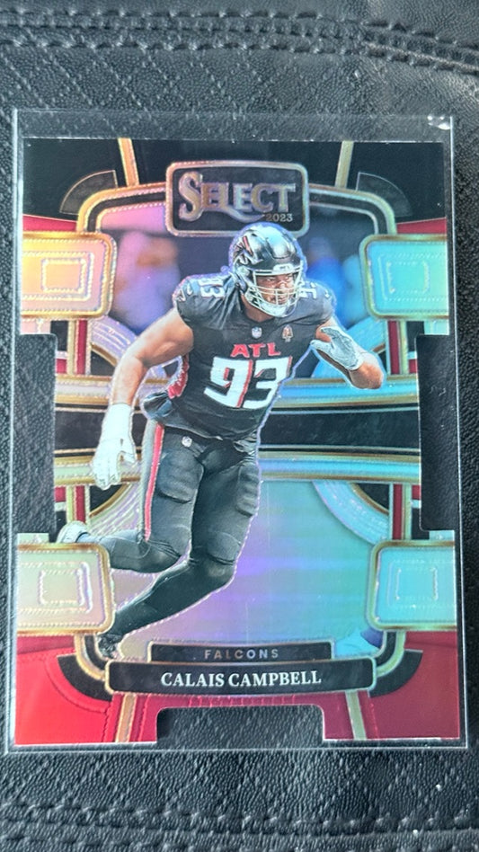 2023 Prizm Panini Select - Silver Prizms Die Cuts | Calais Campbell