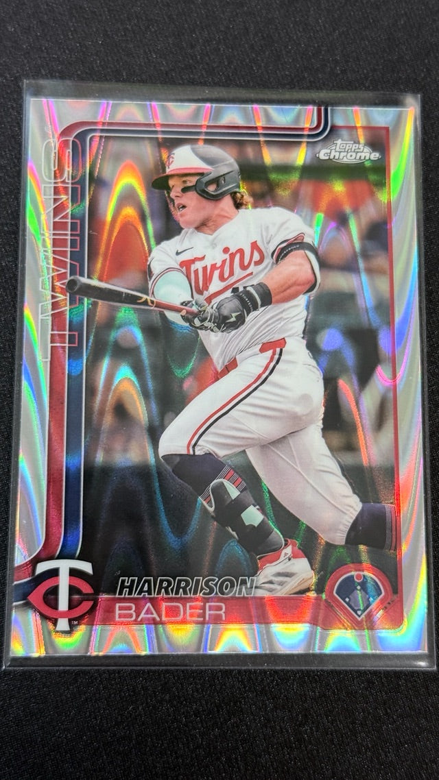 2025 Topps Chrome - Raywave Refractors | Harrison Bader