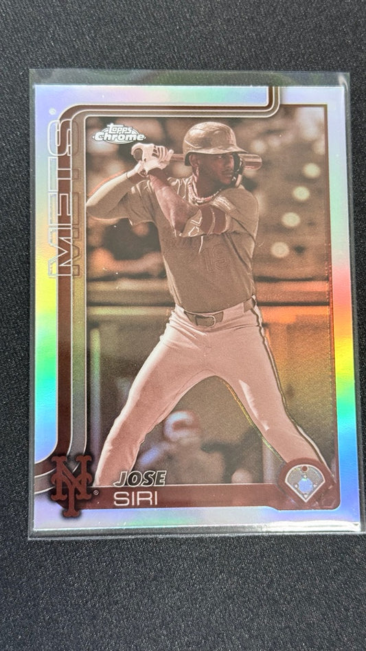 2025 Topps Chrome - Sepia Refractors | Jose Siri