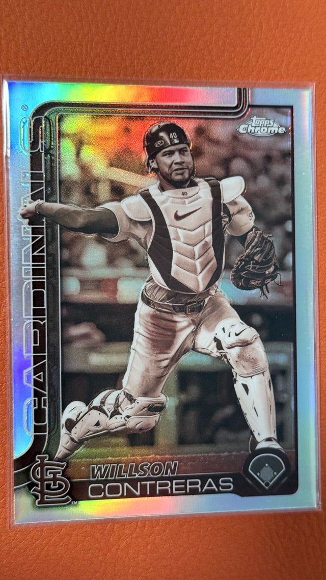 2025 Topps Chrome - Sepia Refractors | Willson Contreras