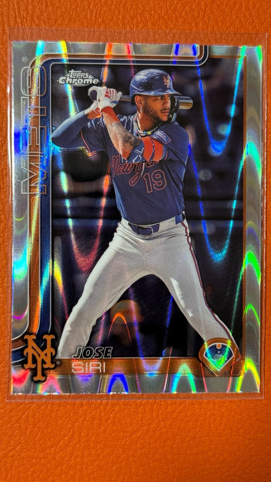 2025 Topps Chrome - Raywave Refractors | Jose Siri