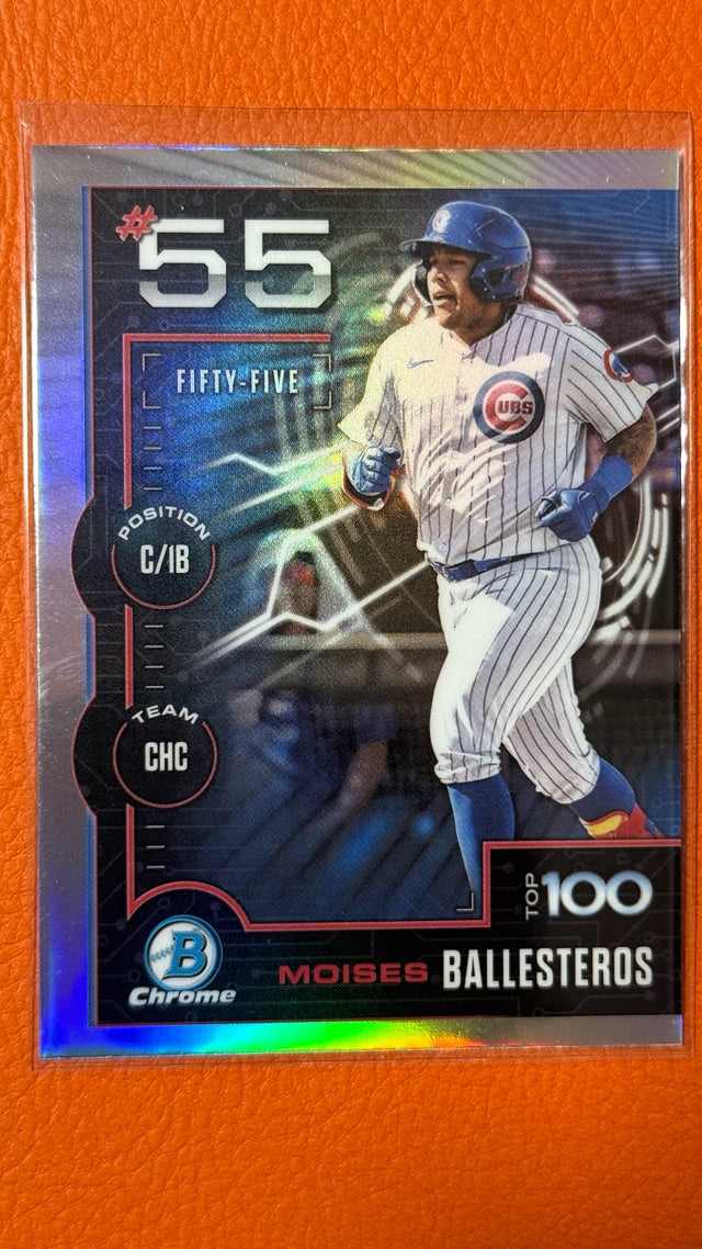 2025 Bowman Bowman Scouts Top 100 | Moises Ballesteros