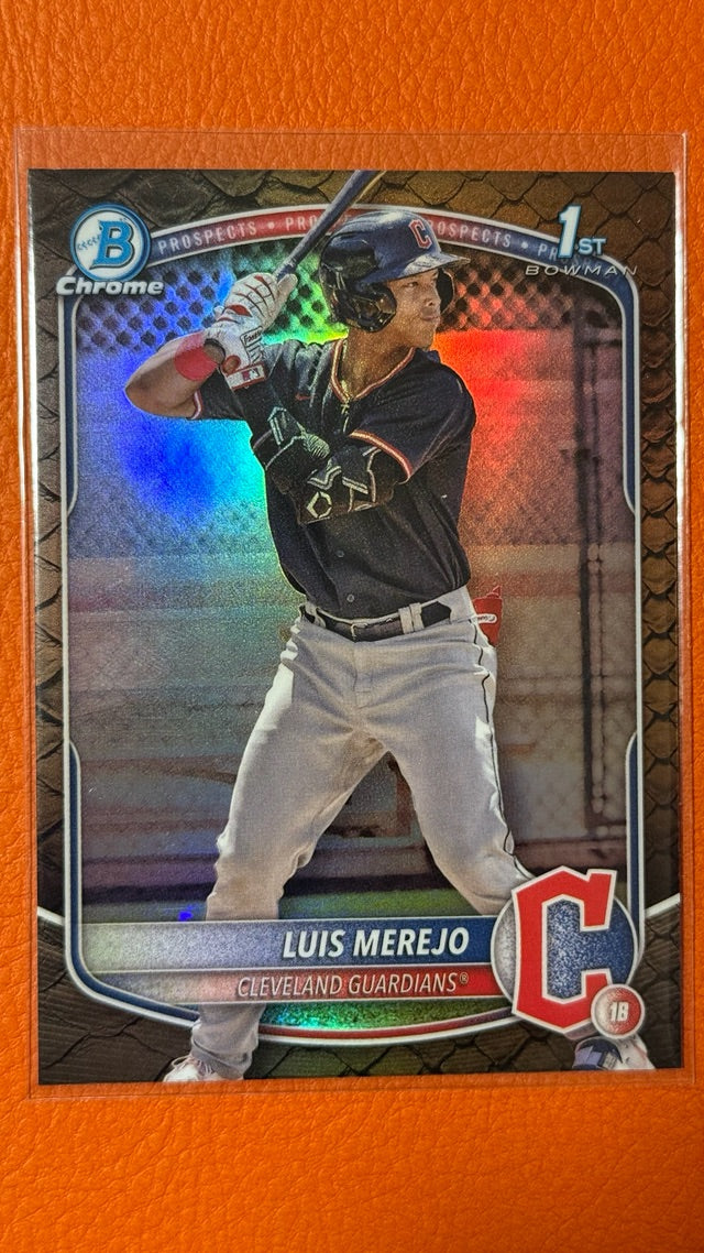 2025 Bowman Chrome Prospects Reptilian Refractor | Luis Merejo