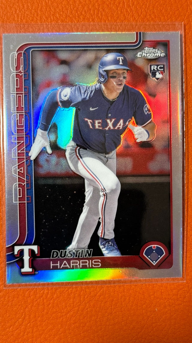 2025 Topps Heritage - Chrome Refractor | Dustin Harris
