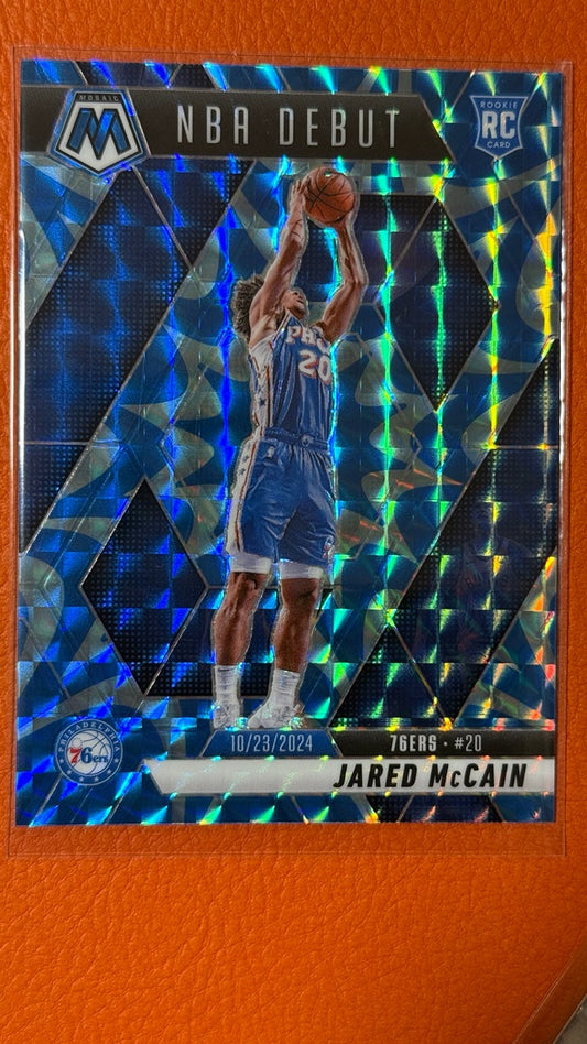 2024 Panini Mosaic - Reactive Blue Mosaic | Jared McCain
