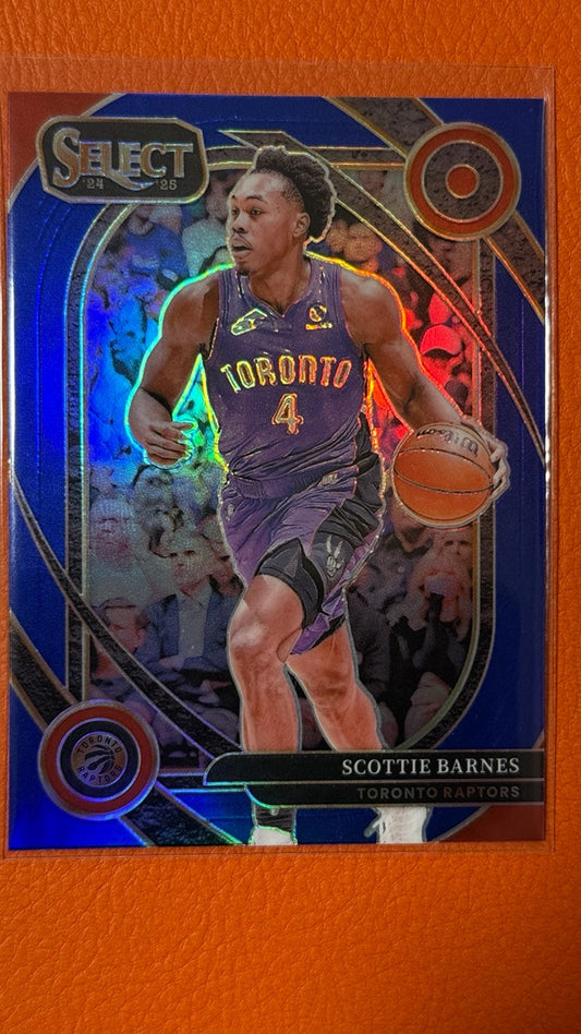 2024 Panini Select - Blue Prizm | Scottie Barnes