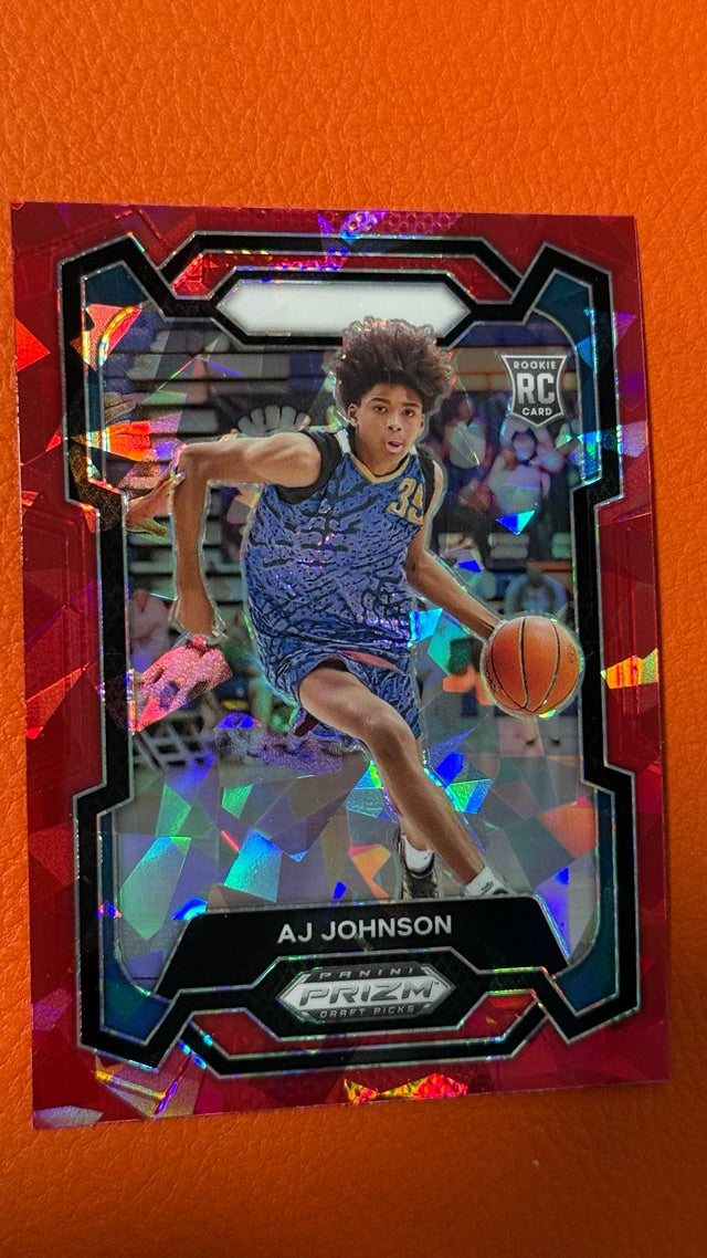 2024 Panini Prizm Draft Picks - Prizms Red Ice | AJ Johnson