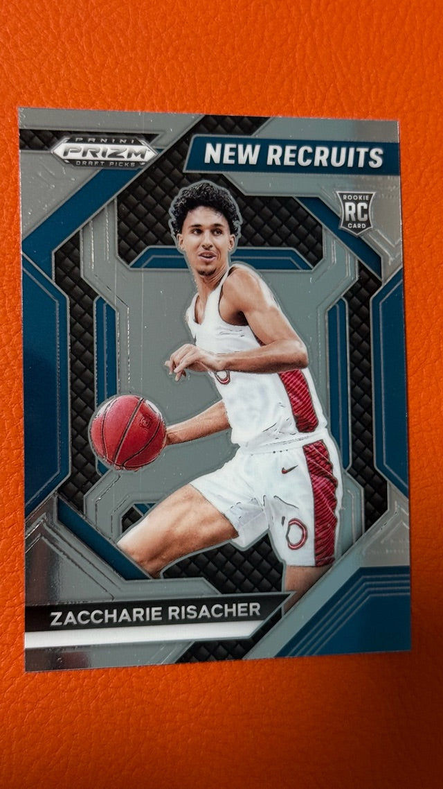 2024 Prizm Panini Prizm Draft Picks - New Recruits | Zaccharie Risacher