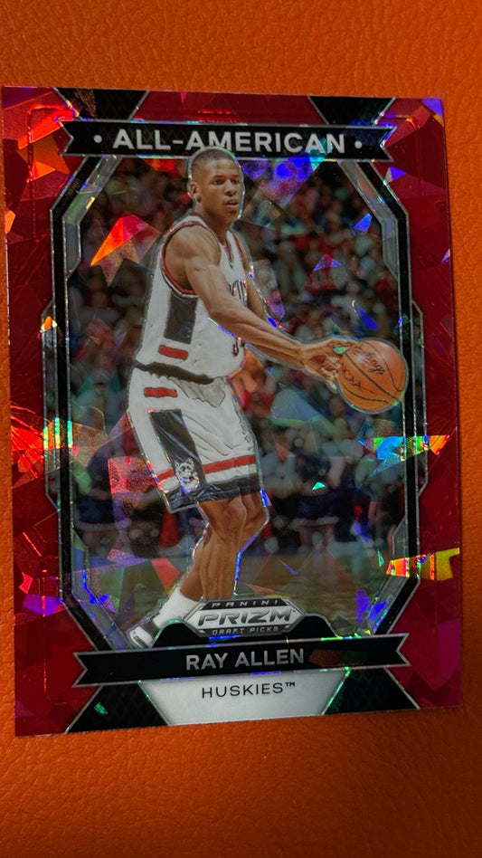 2024 Prizm Panini Prizm Draft Picks - Prizms Red Ice | Ray Allen