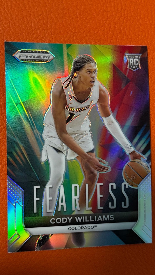 2024 Panini Prizm Draft Picks - Fearless Prizms Silver | Cody Williams