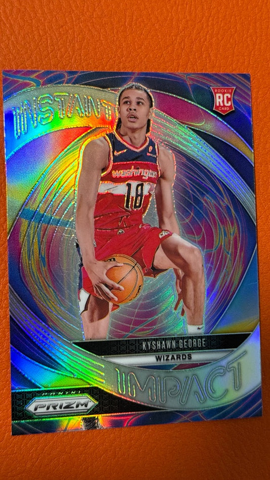 2024 Panini Prizm - Instant Impact Prizms Silver | Kyshawn George