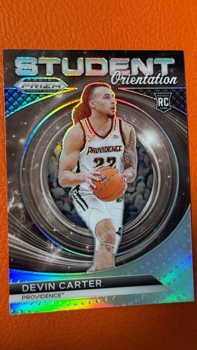 2024 Prizm Panini Prizm Draft Picks - Student Orientation Prizms Silver | Devin Carter