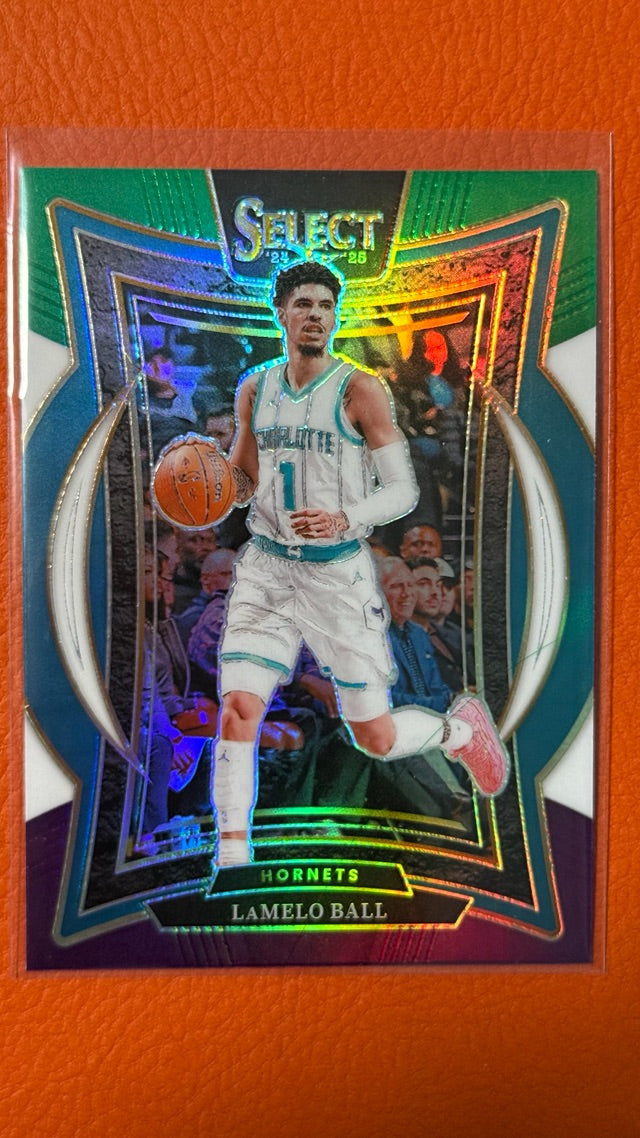 2024 Select Panini Select - Green White Purple Prizm | LaMelo Ball