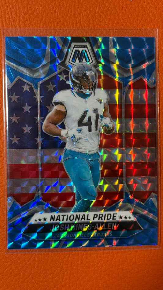 2024 Panini Mosaic - Mosaic Reactive Blue | Josh Hines-Allen